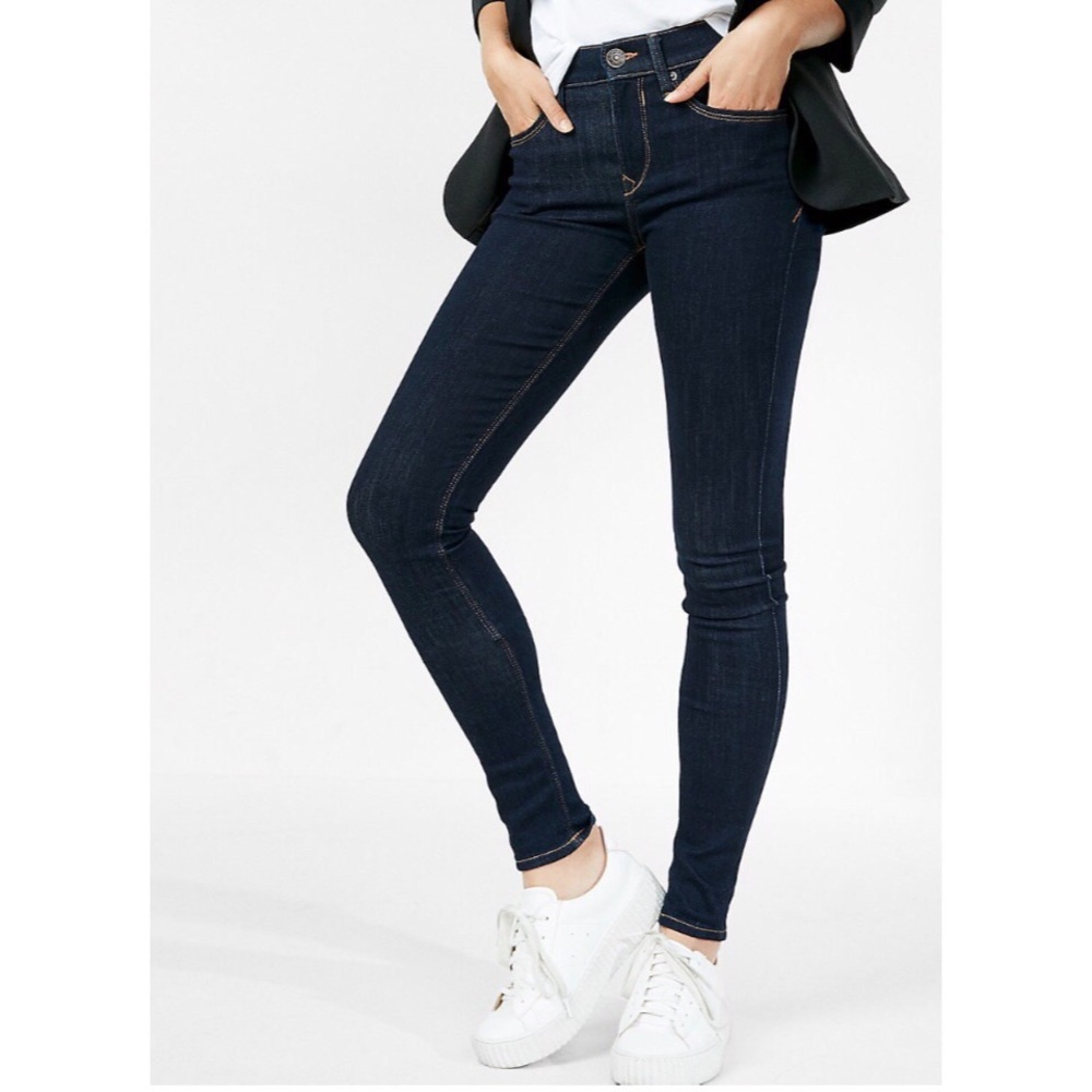 Express Mid Rise Jeans - Picture 6 of 7